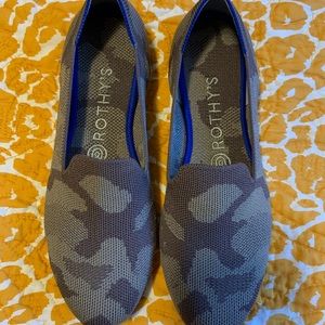 Rothy’s mink camo loafers